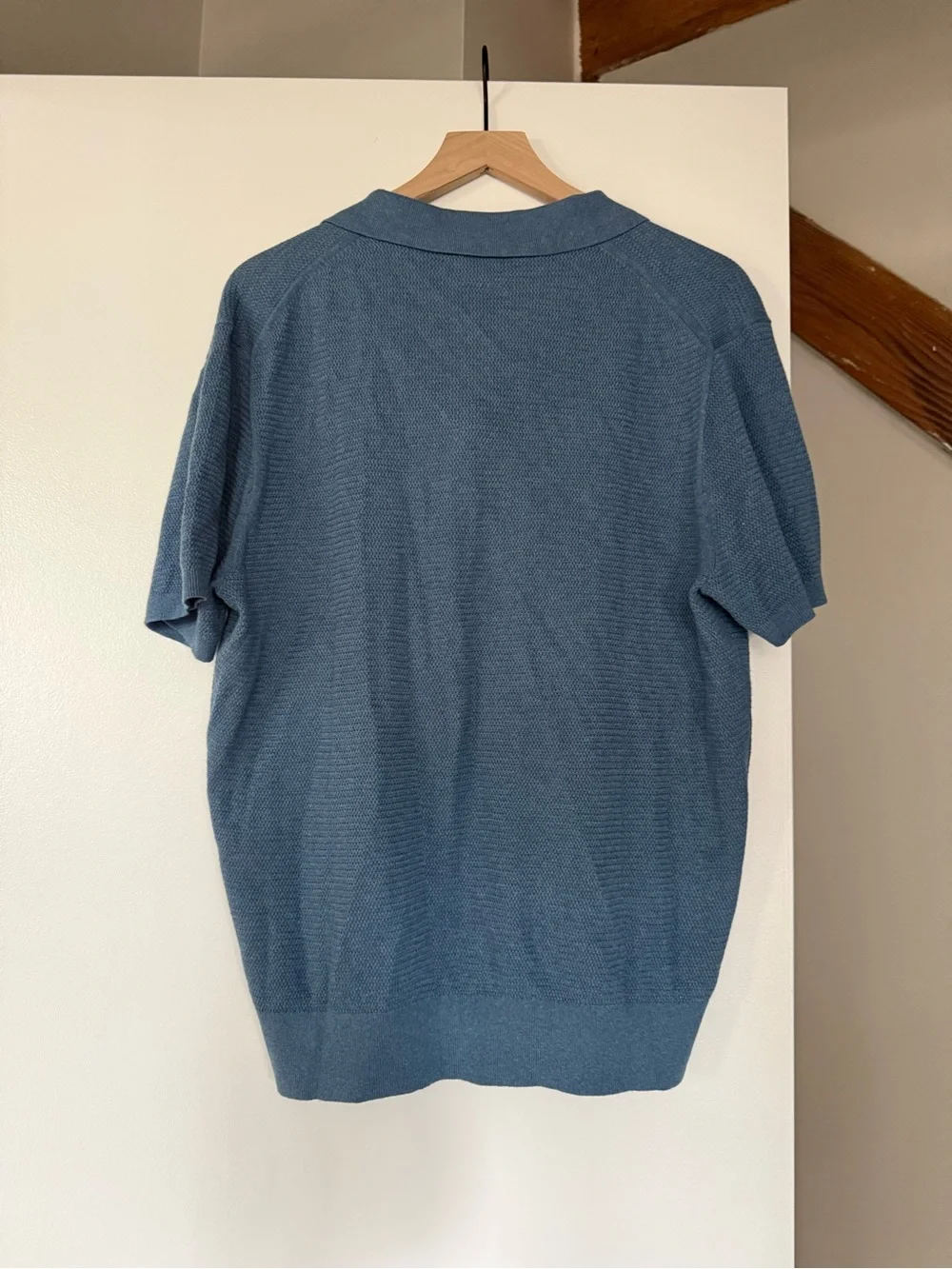 J. Crew Men's Slate Blue Knit Polo